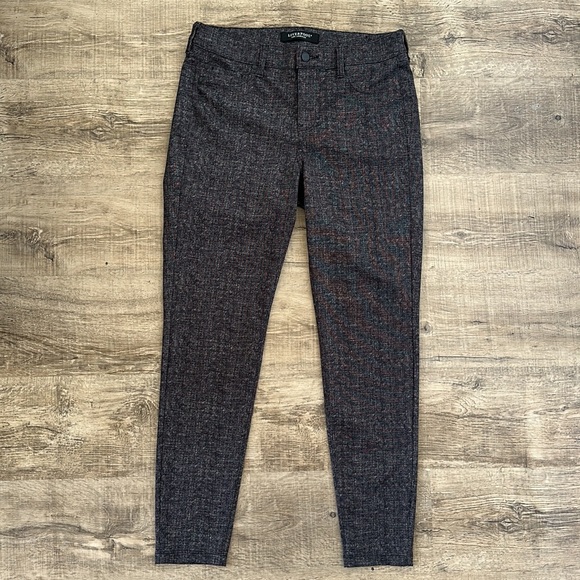 Liverpool Amelia Printed Gray Tweed Leggings, Size 10 - Picture 7 of 14